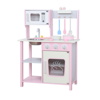 Cuisine de jeu en bois pour les tout-petits, cuisine de jeu pour les tout-petits 1 à 3, ensemble de jeu pour enfants