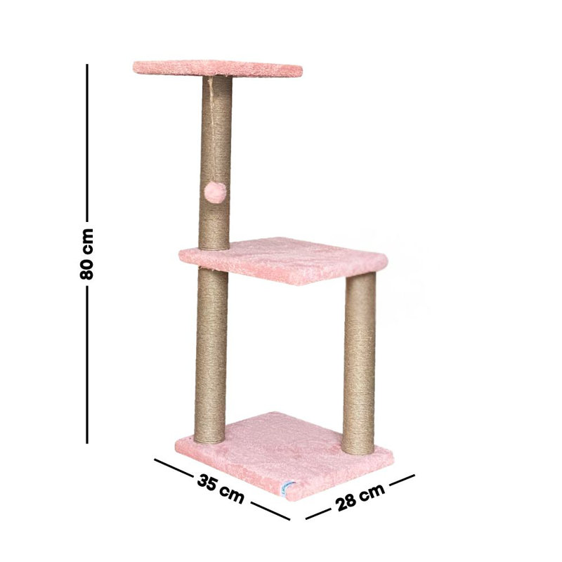 Grattoir pour chat, Rose