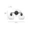 Meuble-lavabo 2 lumières Breakwater Bay Aeyla-400043924-400043923