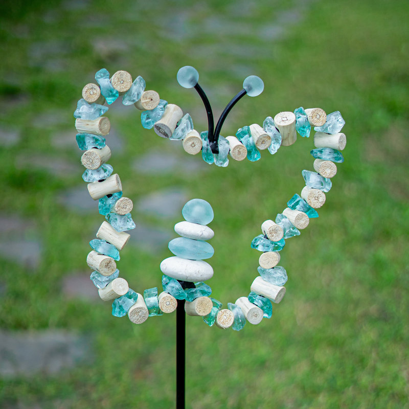 Piquet de jardin en verre