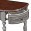 Console incurvée moderne et contemporaine de 132 cm (52 ​​po) avec 4 tiroirs et 1 tablette, idéale pour une entrée, un corridor ou un salon.-302478534