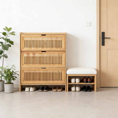 Italian style extremely narrow shoe cabinet