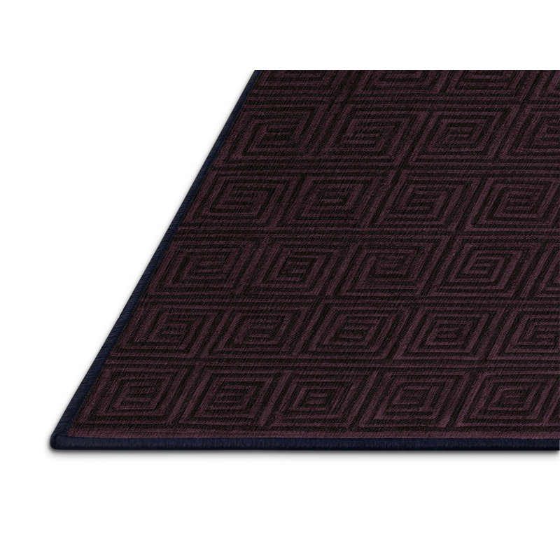 Tapis noir en treillis lavable à la machine, Tapis de couloir 2 pi x 4 pi