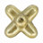 Decorative Metal Orb Object for Home Decor Display - Geometric Sculpture Accent for Office, Tabletop, or Living Room Decoration - Gold-547501287-547501284