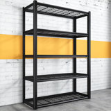 Lyndora Metal Height -Adjustable Shelving Unit