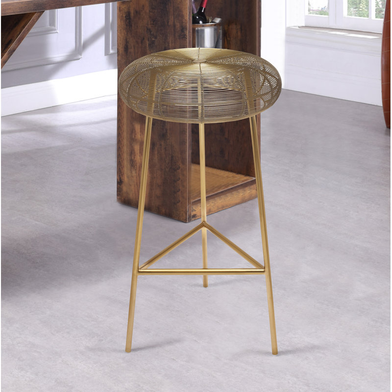 Tuscany Whitton Counter & Bar Stool, Bar Height (30.5" Seat Height), Gold