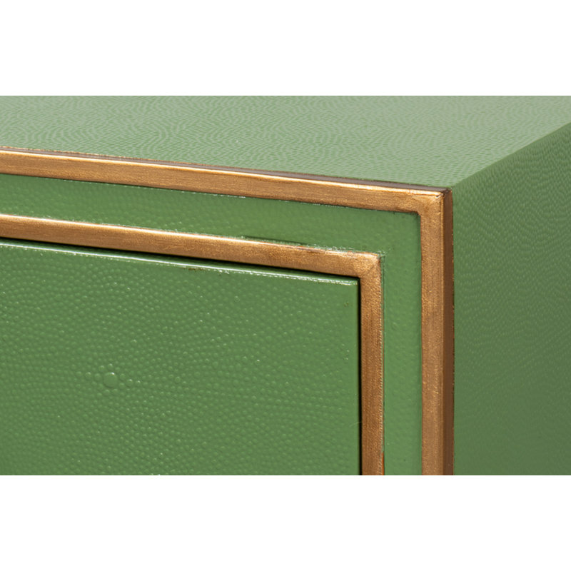 Shagreen Writing Desk, Green
