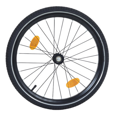 Grande remorque à vélo pliante pour chiens - transporteur tout-terrain d'une capacité de 66 lb, structure en acier durable pour le cyclisme