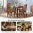 Bronxton 17" Wide Walnut Wood Country Farmhouse Cross Back Dining Chairs-323251408