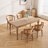 Rustic Dining Chair With Wicker Back And Wide Seat For Dining Room, Parlor-1035899854-1035899829