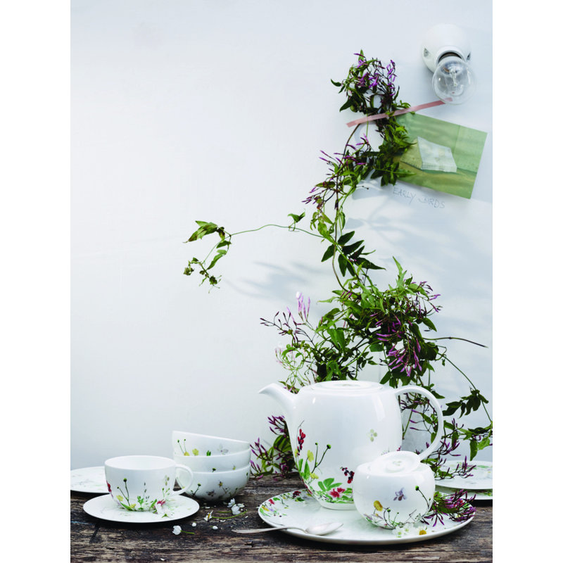 Brillance Fleurs Sauvages Bone China Rice Bowl