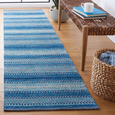 Kilim Flat Weave Cotton Geometric Rug