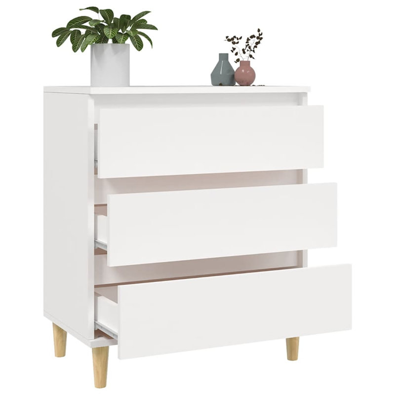 Caraban 60cm Sideboard, White/Oak
