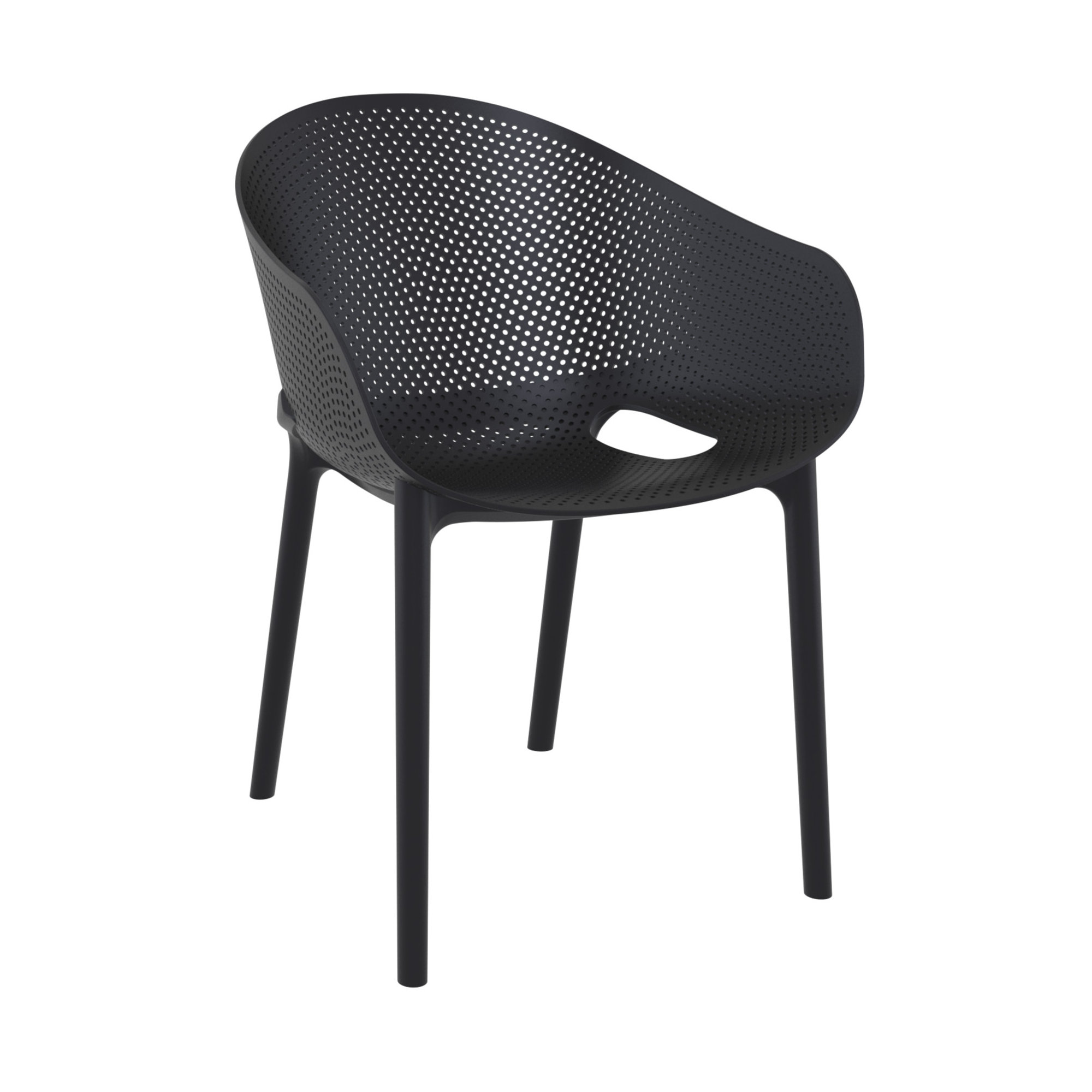 Farrah 9-Piece Extendable Patio Dining Set, Black