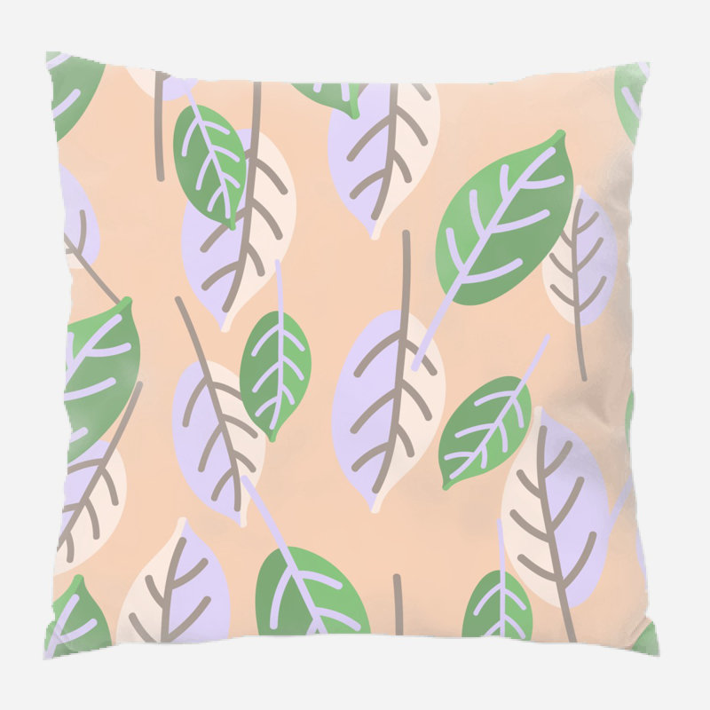 Coussin design, Orange, Intérieur