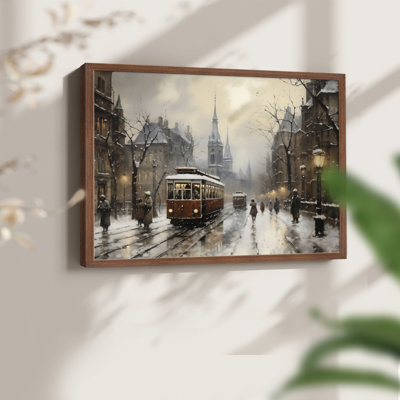 Chirstmas Art-CCCXXXIX -Framed Print - Restickable