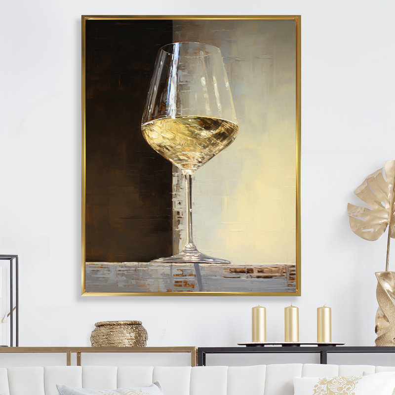 «Sauvignon Streak», reproduction sur toile encadrée, Black Picture Framed, H 40 po x l 30 po