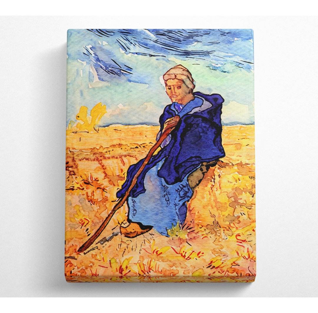 Van Gogh Die Hirtin - Kunstdrucke auf Leinwand