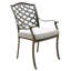 Annecorinne Outdoor Stacking Dining Armchair with Cushions-2051577903-2077415871