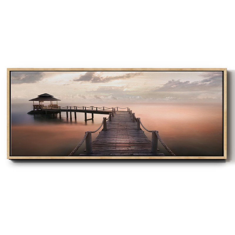 Early Morning Maldives - Toile encadrée, H 12 po x l 30 po