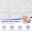 Matelas hybride mi-ferme 10 po avec mousse viscoélastique gélifiée et ressorts ensachés, support de bord-136620671