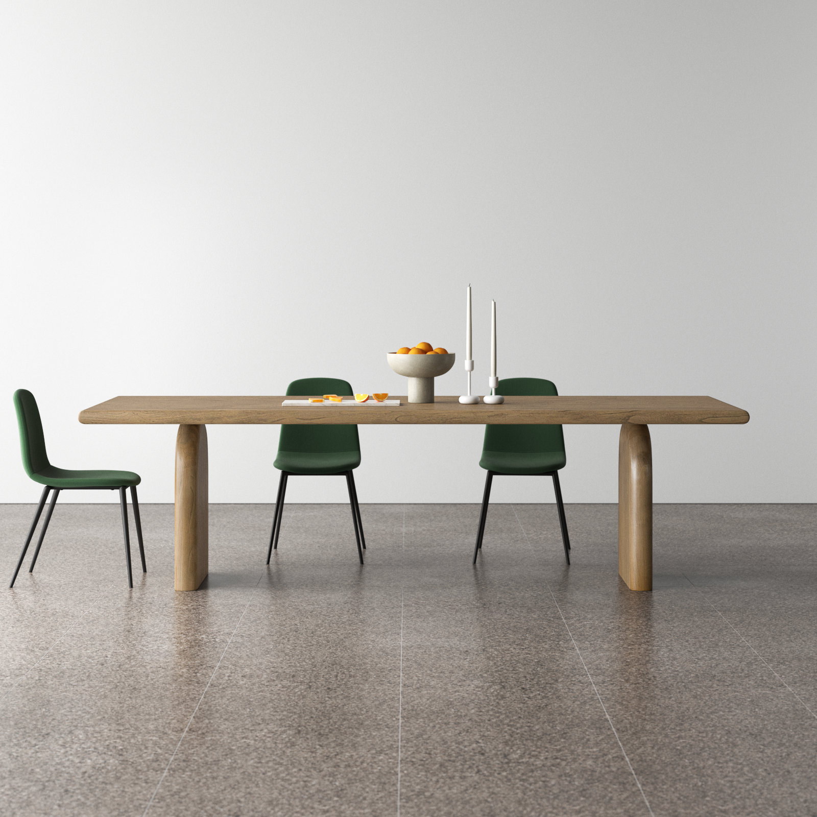 Fen 94'' Dining Table, 30” H x 106” L x 39” W