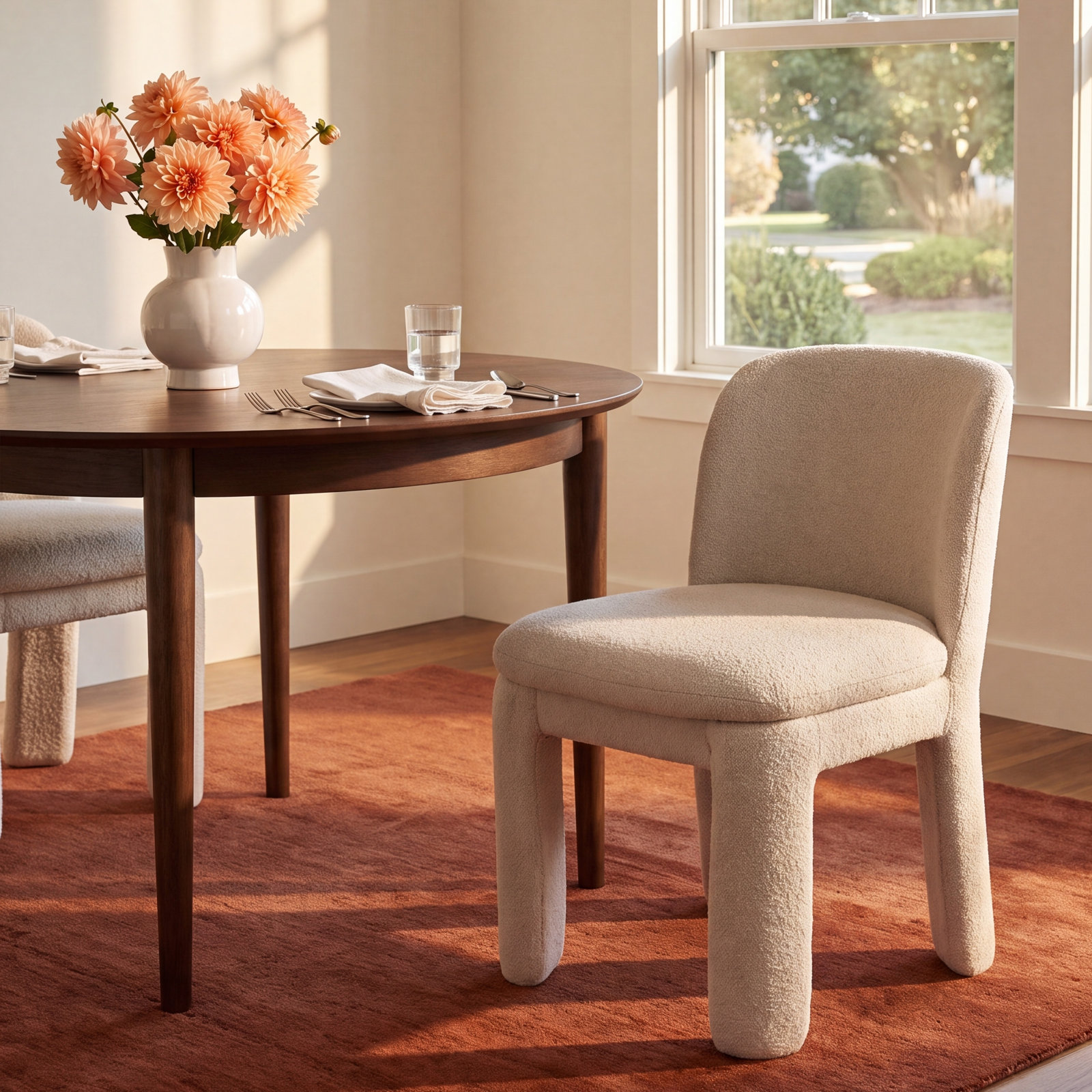 Mino Dining Chair, Beige
