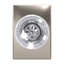 Hobson Non-Turning Glass Knob with Century Trim-27776914