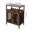Solid Wood Open Shelving Wine Bottle Rack Brown