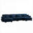 Luxurious Oversized Velvet Sectional-1316780255-1334617671
