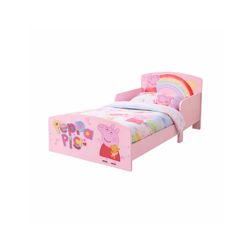 Cot Bed / Toddler (70 X 140cm) Toddler Beds Bed Frame, Peppa Pig Pink