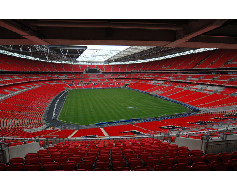 Wembley Stadium, 12" H x 18" W