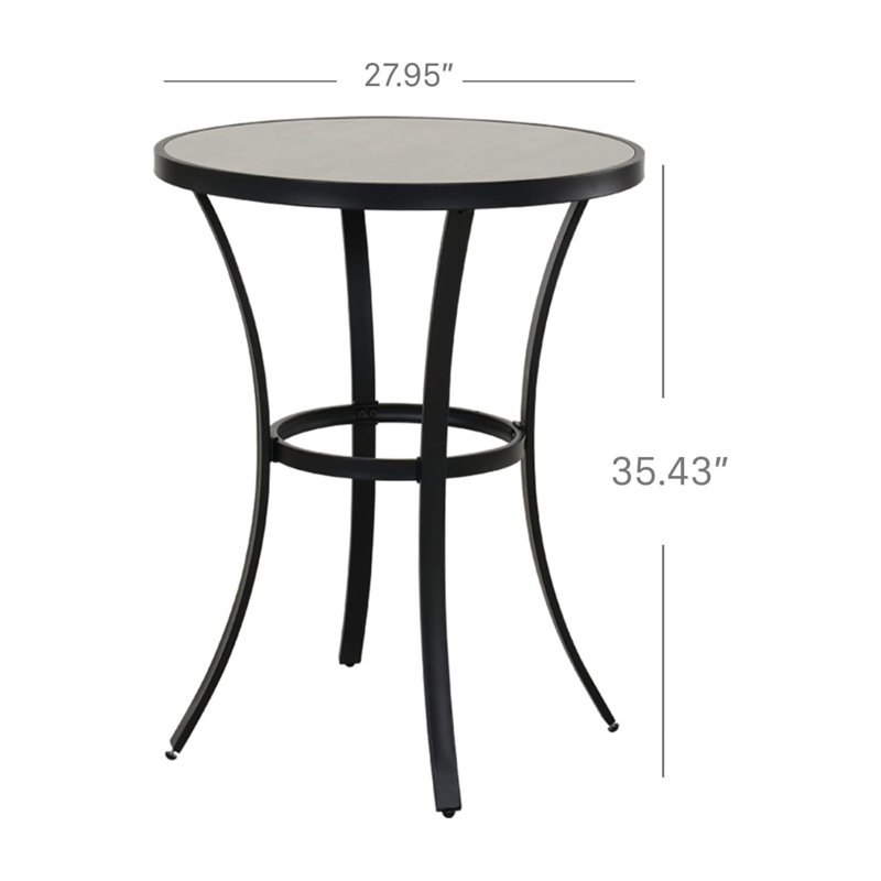 Table d'appoint en métal