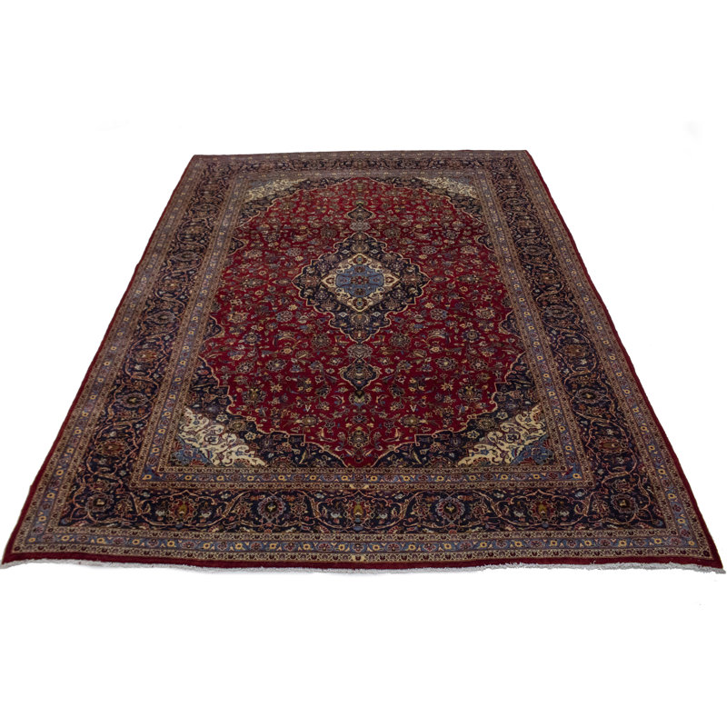 Tapis oriental rouge unique 10X13 Romao