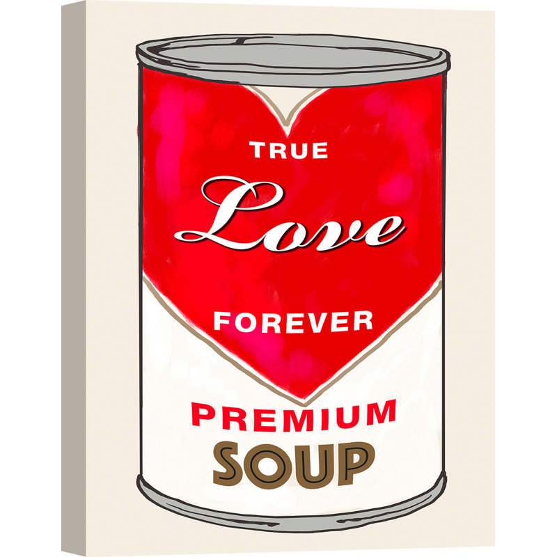 Love Soup by Carlos Beyon - Wrapped Canvas Print, 70cm H x 50cm W x 4cm D