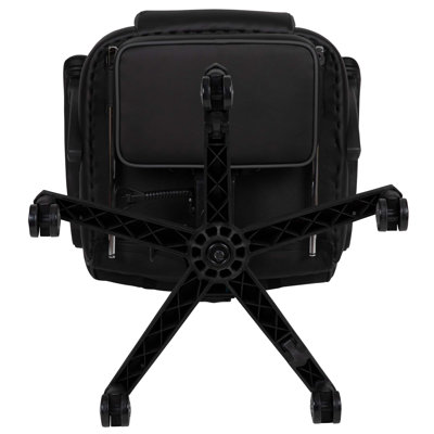 Inbox Zero Adjustable Ergonomic Faux Leather Swiveling PC & Racing Game Chair