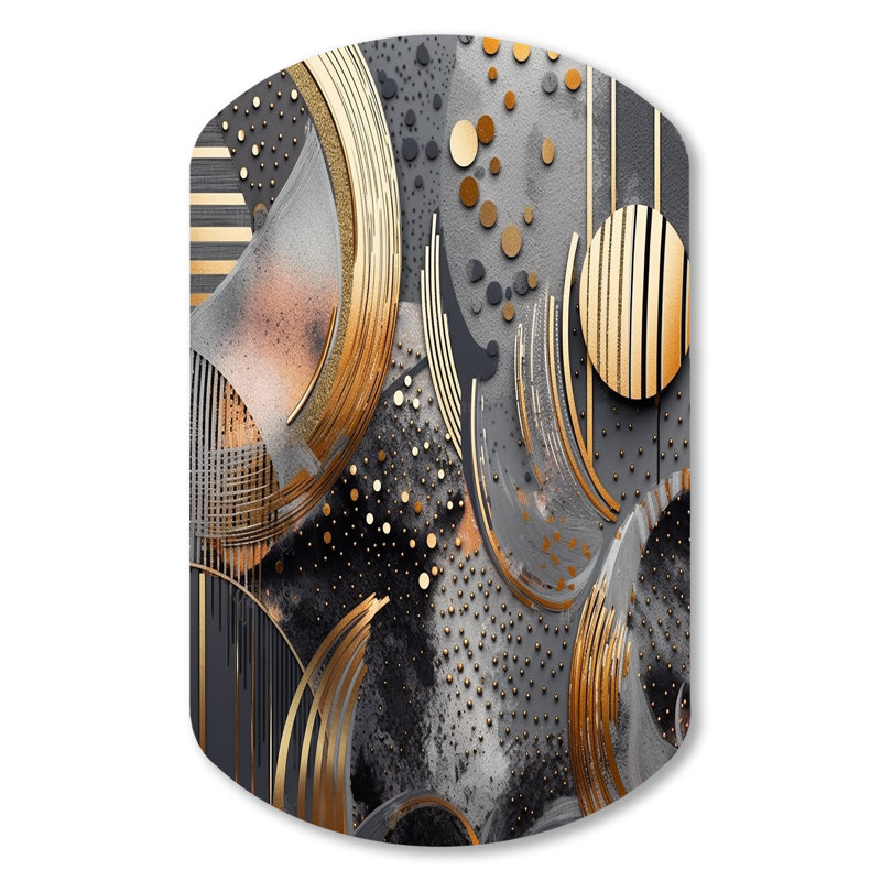 Soft Colours Marble Abstract III - Abstract Marble Cylinder Shape Irregular Metal Wall Decor, 31" H x 19" W x 1" D