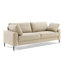 Etta 214.1Cm Velvet Square Arms Sofa-982565710