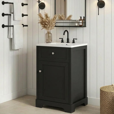 Meuble-lavabo simple 20 po avec lavabo