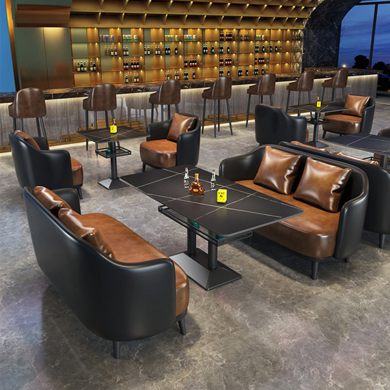 Modern industrial style cafe Restaurant bench
