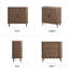 Buffet 31,5 po à portes coulissantes modernes avec pieds en bois massif-958723131