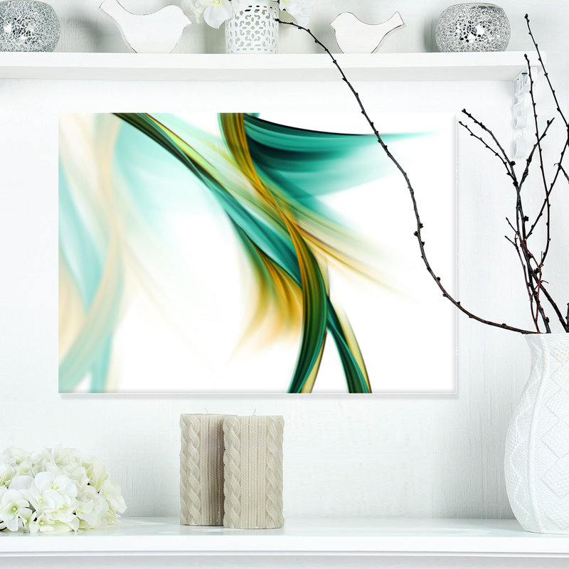 « blue gold texture pattern », impression sur toile tendue, H 20 po x l 20 po x P 1 po