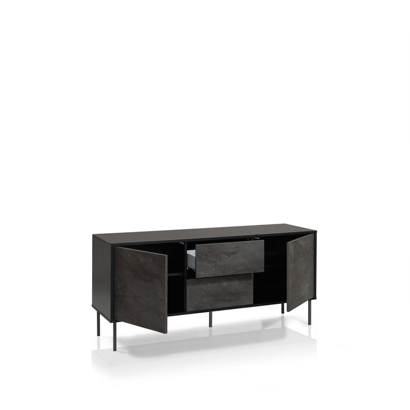 McEwensville 160cm Sideboard, Black, Oxide