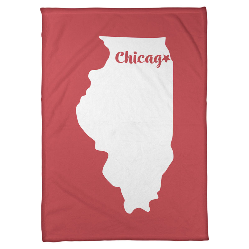 Couverture de polaire en wayne de fort doux, 60 po x 80 po, Rouge