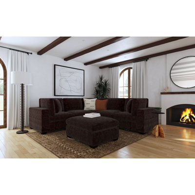 Canapé modulaire rembourré 6 pièces Tenchi