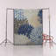 Tapis décoratif moderne multicolore à motif floral bleu-1708832283