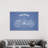 Harley Harley-Davidson Motorcycles (Light Blue) I by Aged Pixel - Print on Canvas-1551799888-1551799897