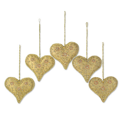 3.5'' Fabric Holiday Shaped Ornament