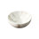 Lavabo de salle de bain 14 ", lavabo vasque en céramique à motif de pierre sans robinet, sans armoire, blanc mat