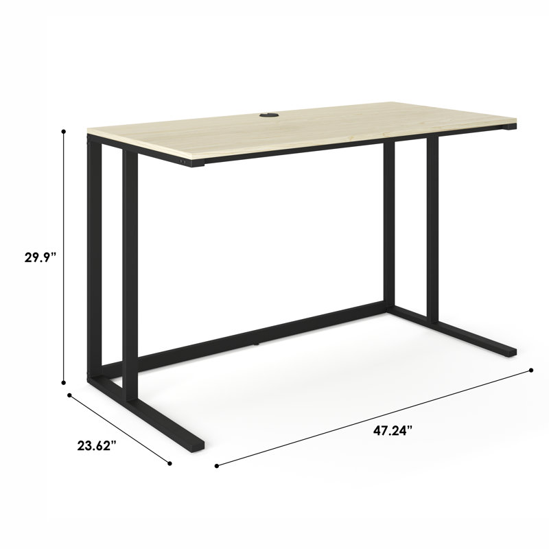 Bureau Diehl, H 30 po x l 48 po x P 24 po, Naturel